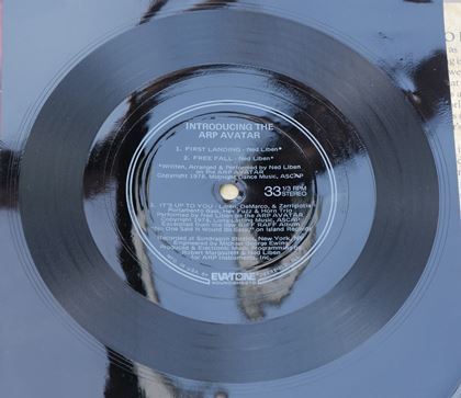 Arp-Avatar pamphlet and flexi-disk